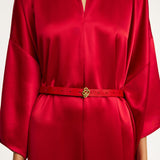 By Malene Birger - Ouma leather belt, rød