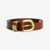 By Malene Birger - Zoilo leather belt, brunt