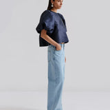 By Malina - Cleo Blouse, mørke blå