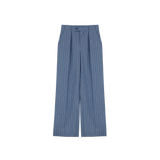 Imperial - Pinstripe pants blue denim