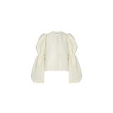 By Malina - Zoey pouf sleeve blouse, vanilla