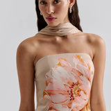 By Malina - Zelda scarf detail maxi dress