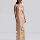 By Malina - Zelda scarf detail maxi dress