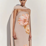 By Malina - Zelda scarf detail maxi dress