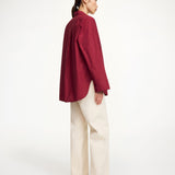 By Malene Birger - Derris organic cotton shirt, cabernet