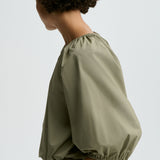 By Malene Birger - Lelow organic cotton blouse, grøn