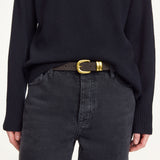 By Malene Birger - Zoilo suede belt, varm brun
