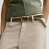 By Malene Birger - Zoilo suede belt, grøn