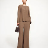 By Malene Birger - Lucee flared trousers, brun