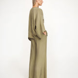 By Malene Birger - Lucee Cupro trousers, grøn