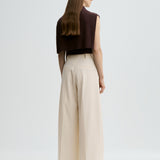 By Malene Birger - Taalia bukser med brede ben, hvid