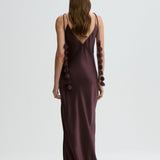 By Malene Birger - Pascale Silk maxi dress, Aubergine