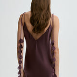 By Malene Birger - Pascale Silk maxi dress, Aubergine