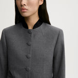 By Malene Birger - Claye single-breasted blazer, Dark Grey