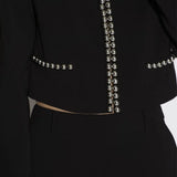 Dante6 - Virgo bead blazer, sort