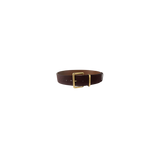 Fenly Suede Bælte - Dark brown