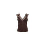 Copenhagen Muse - Marta Top med blonder, Mulch