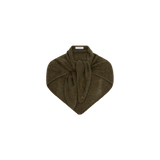Dante6 - Skai strikket trekantet tørklæde, Olive green