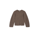 By Malene Birger - Bianca wool sweater, Fosil