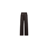 DEPECHE - Boa læderbukser, sort