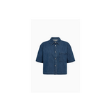IVY - Malika Uta Oversize Shirt - Mid Blue Denim