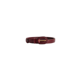 By Malene Birger - Salio leather belt, cabernet