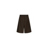 Neo Noir - Nika Structure Shorts, Dark Brown