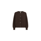 DEPECHE - Sarah alpaca knit cardigan, brun