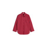 By Malene Birger - Derris organic cotton shirt, cabernet