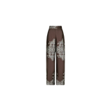 Neo Noir - Neo Noir Lunet Paisley Border Pants, Dark brown