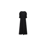 Dante6 - Anzur embellished volant maxi dress, sort