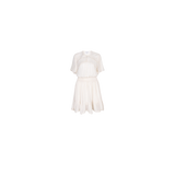 Dante6 - Geroux boho mini dress, Butter Cream