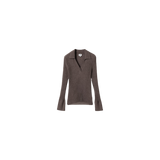 Twist & Tango - Veloria Strikket Top, Taupe