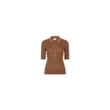 Dante6 - Fayza metallic knit polo