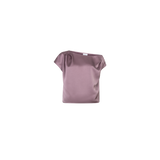 Dante6 - Roam draperet satin cropped top, Mauve