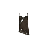 Neo Noir - Viole Lace Top Dark Brown