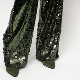 Dante6 - Saluz sequin pants, Olive green