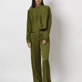 Dante6 - Jules Creased Pants, Fern Green