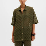 Malina - Moa shirt, Dusty Olive