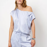 Dante6 - Jules wide leg pants, blå