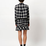 Dante6 - Krissy check pleated mini skirt