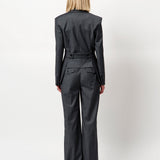 Dante6 - Gomo wide leg pants, grey