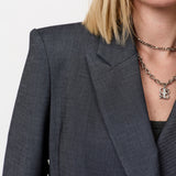 Dante6 - Acelyn Tailored blazer, grey