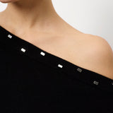 Dante6 - Mayu off-shoulder sweater, sort