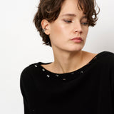 Dante6 - Mayu off-shoulder sweater, sort