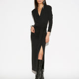 Dante6 - Roany midikjole, sort