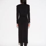 Dante6 - Roany midikjole, sort