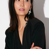 Dante6 - Roany midikjole, sort