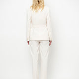 Dante6 - Dome belted blazer, Cream