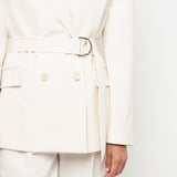 Dante6 - Dome belted blazer, Cream
